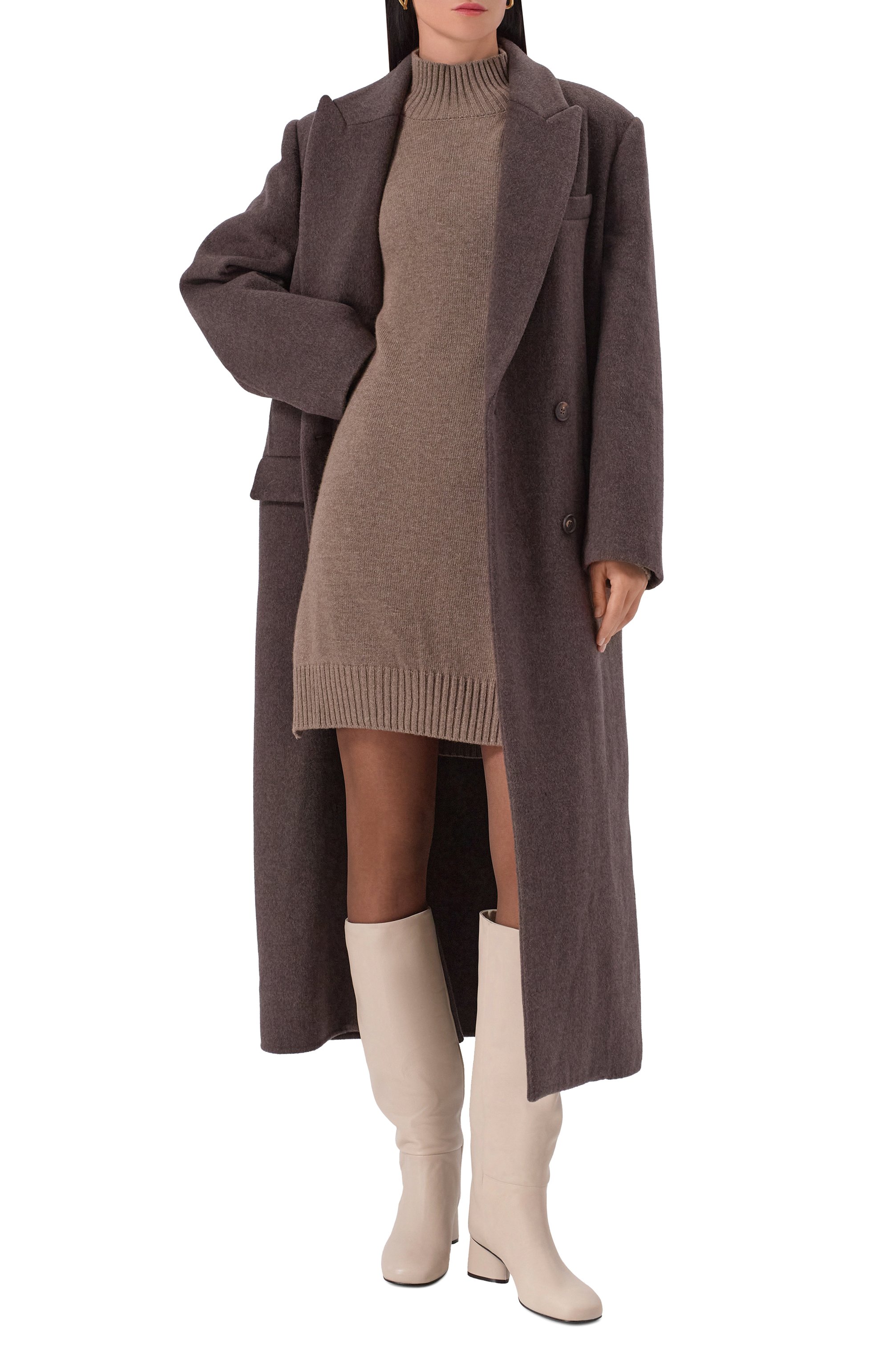 Платье из шерсти и вискозы PIETRO BRUNELLI, арт. AGB011/WS0011, фото 2