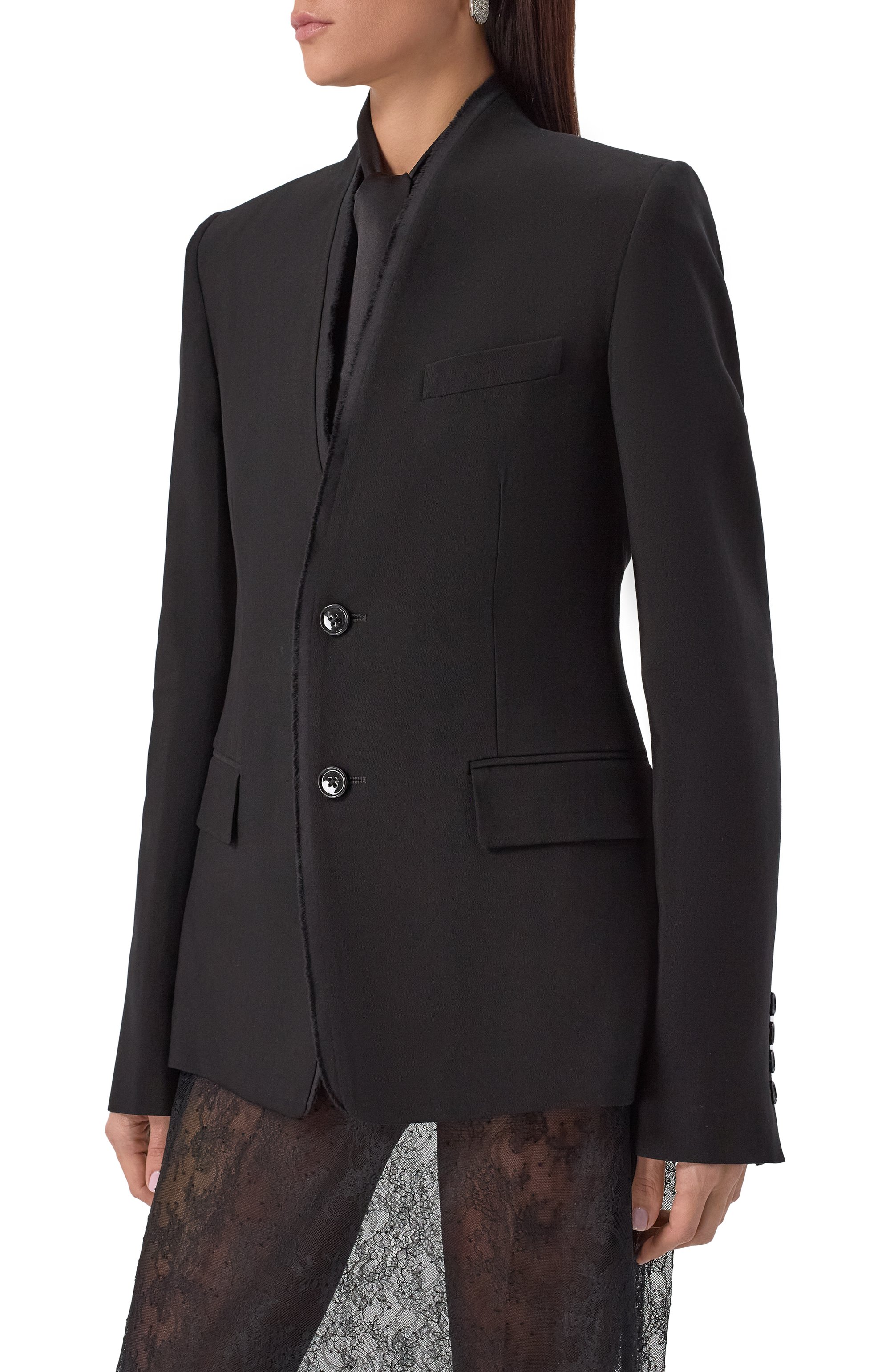 Жакет из вискозы ANN DEMEULEMEESTER, арт. B0012410/FA558, фото 3