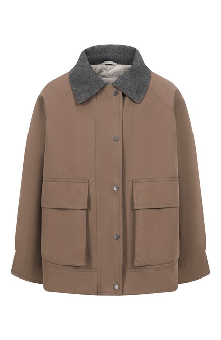 Женская хлопковая куртка BRUNELLO CUCINELLI, арт. MM5397907P