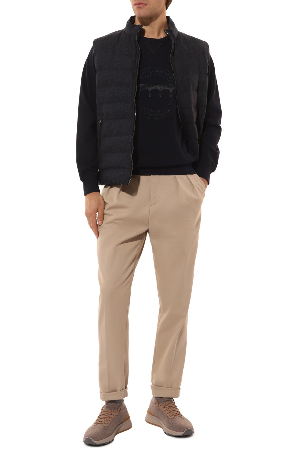 Хлопковый свитшот BRUNELLO CUCINELLI, арт. MM8369017G, фото 2