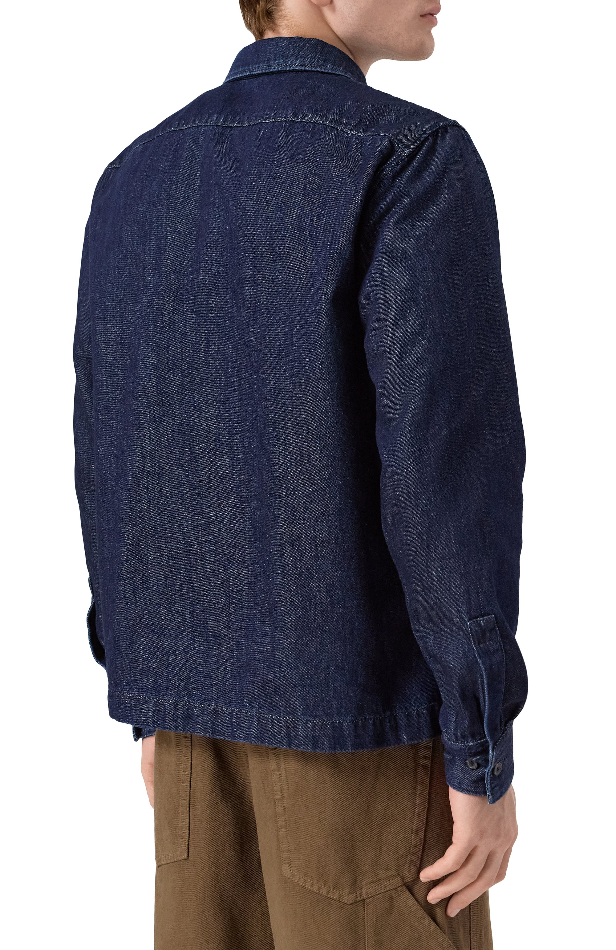 Джинсовая рубашка DRIES VAN NOTEN, арт. 020725-2381-507, фото 4