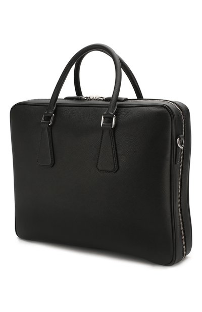 Кожаная сумка для ноутбука PRADA, арт. 2VE011-9Z2-F0002-OOO, фото 3