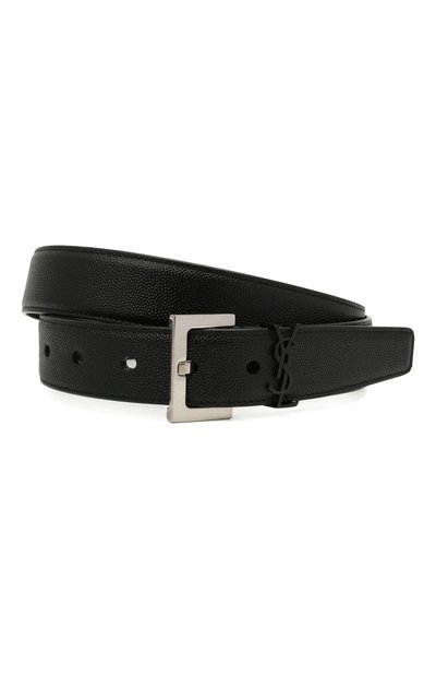 Женский кожаный ремень monogram SAINT LAURENT, арт. 634437/BTY0X