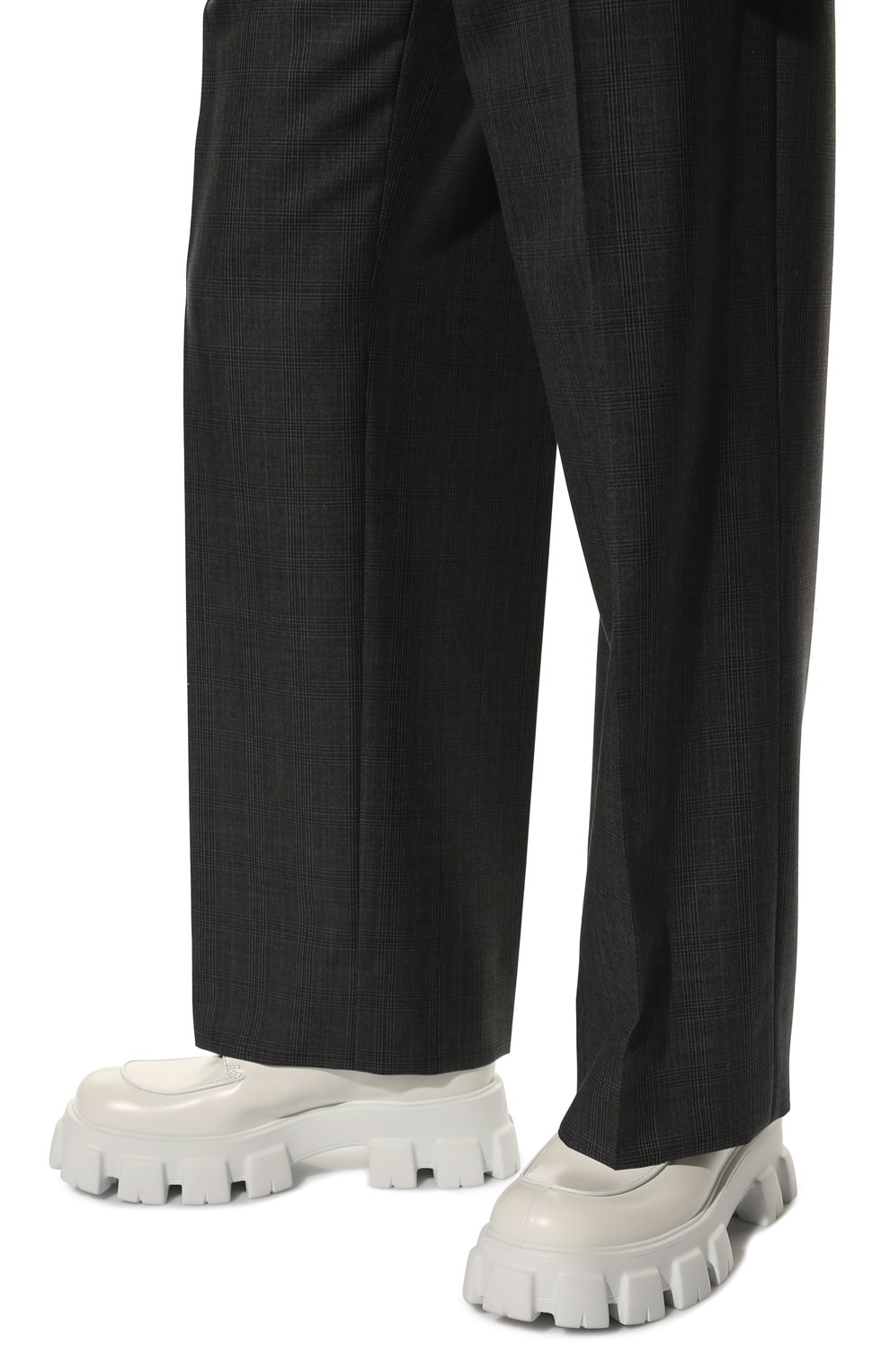 Кожаные дерби PRADA, арт. 2EE356-B4L-F0009, фото 3