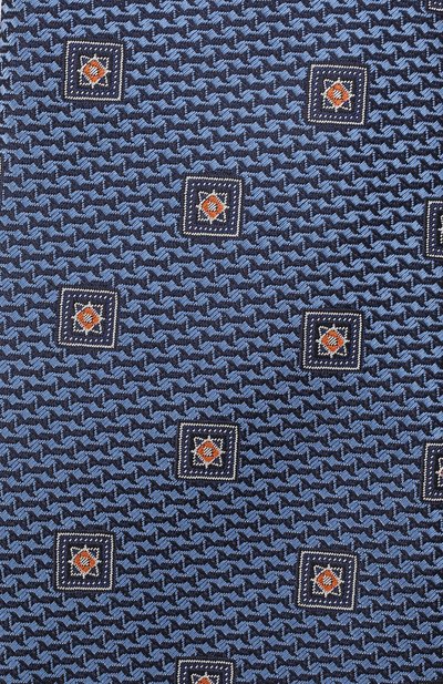 Шелковый галстук CANALI синего цвета по цене 13250 руб., арт. 18/HJ03396, фото 4 Шелковый галстук CANALI, арт. 18/HJ03396, фото 4