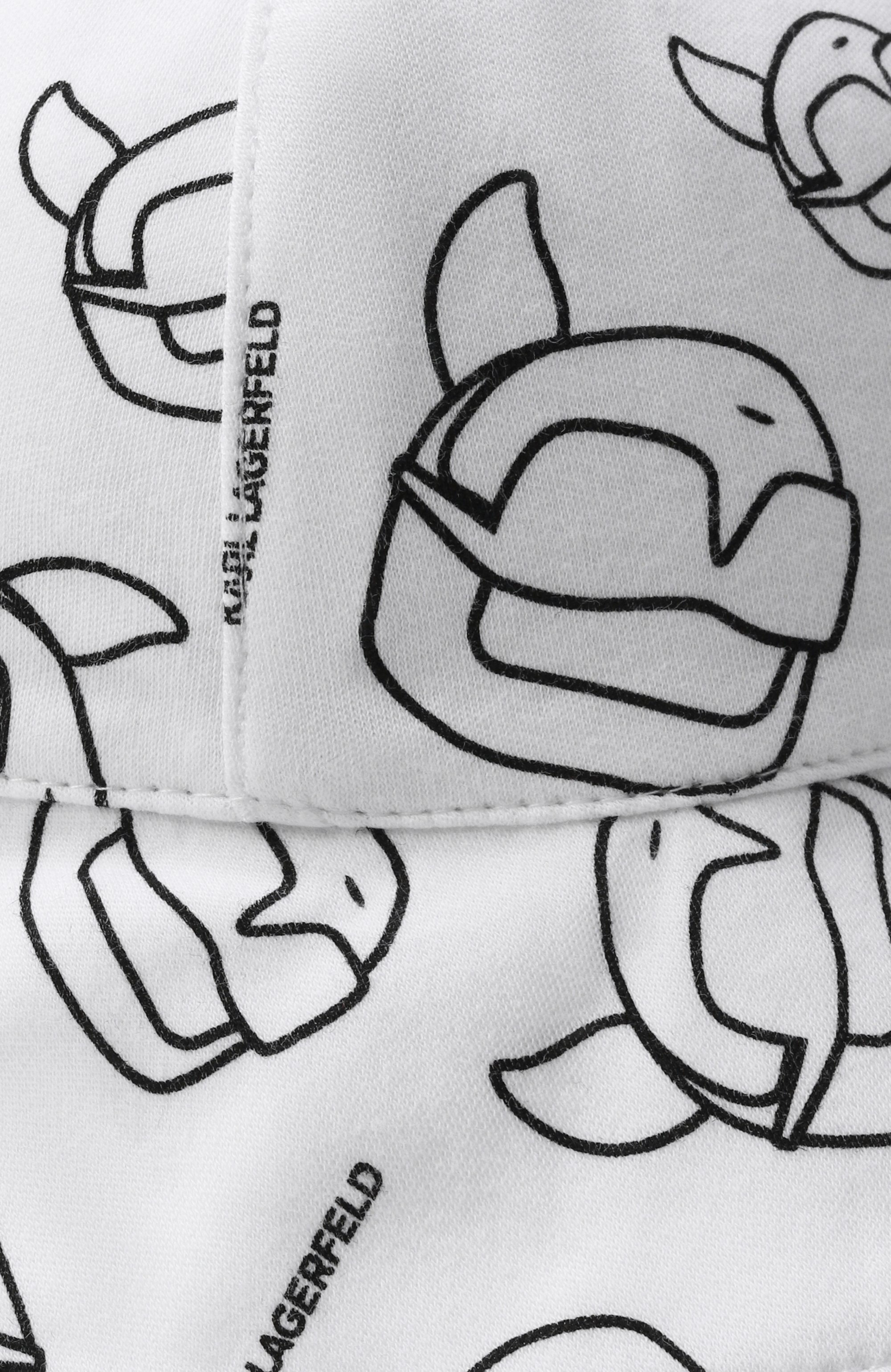 Двусторонняя панама KARL LAGERFELD KIDS белого цвета по цене 5980 руб., арт. Z31188, фото 4 Двусторонняя панама KARL LAGERFELD KIDS, арт. Z31188, фото 4