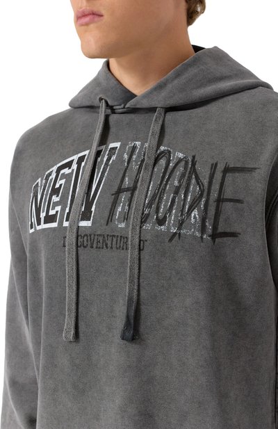 Хлопковое худи DIEGO VENTURINO, арт. DVFLHNEW-H, фото 5