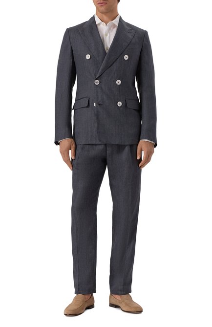 Мужские льняные брюки DOLCE & GABBANA, арт. GP12QZ/FU4MF