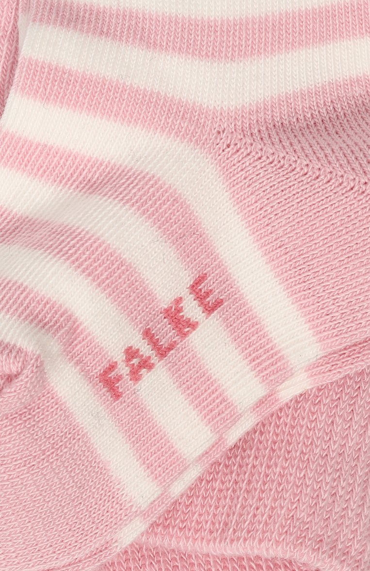 Детские хлопковые колготки FALKE розового цвета, арт. 13522. | Фото 2 (Материал: Синтетический материал, Текстиль, Хлопок; Нос: Не проставлено)