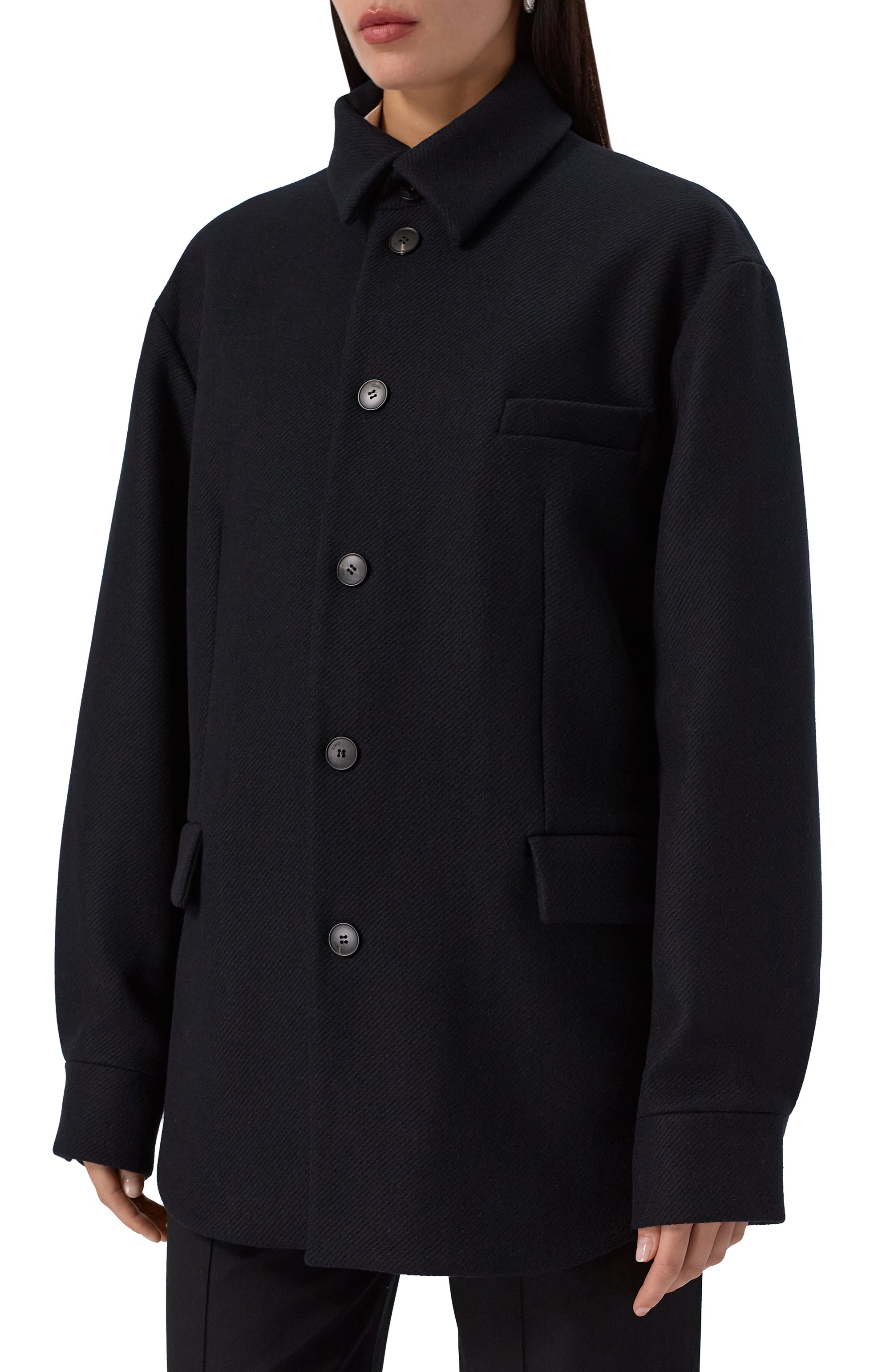 Шерстяное полупальто GOOROO, арт. CT007-3002-900-SS25, фото 3