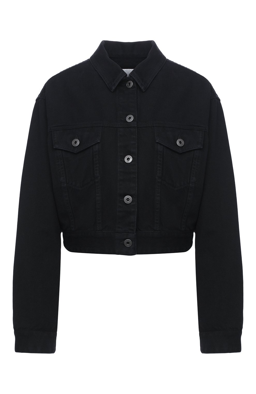Джинсовая куртка VALENTINO черного цвета по цене 181500 руб., арт. UB3DC01X45J, фото 1 Джинсовая куртка VALENTINO, арт. UB3DC01X45J, фото 1