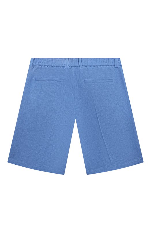 Льняные шорты Trussardi junior Голубой, фото 2