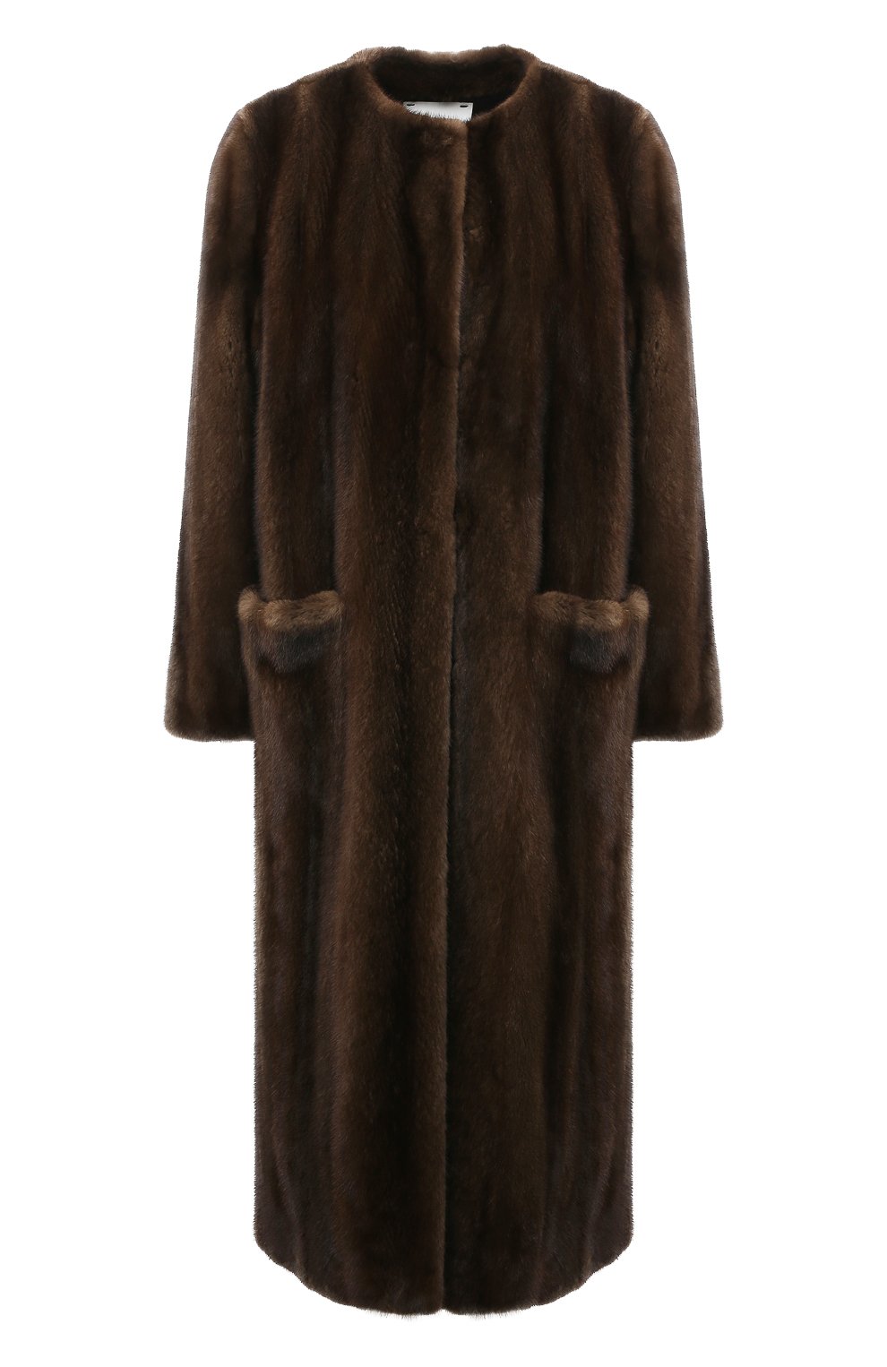 Шуба из меха норки GIULIA GURMAN темно-коричневого цвета по цене 1018080 руб., арт. CJ22342125DB5, фото 1 Шуба из меха норки GIULIA GURMAN, арт. CJ22342125DB5, фото 1