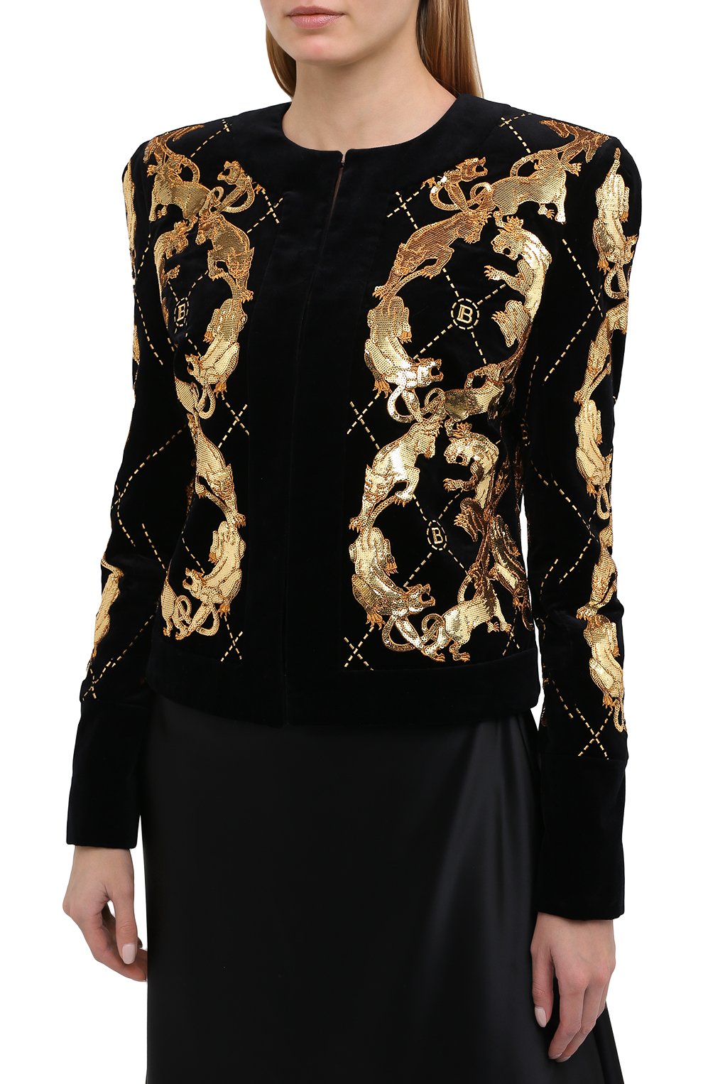 Хлопковый жакет BALMAIN, арт. UF17572/C256, фото 3