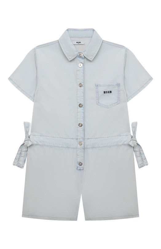 

Джинсовый комбинезон MSGM kids, Голубой