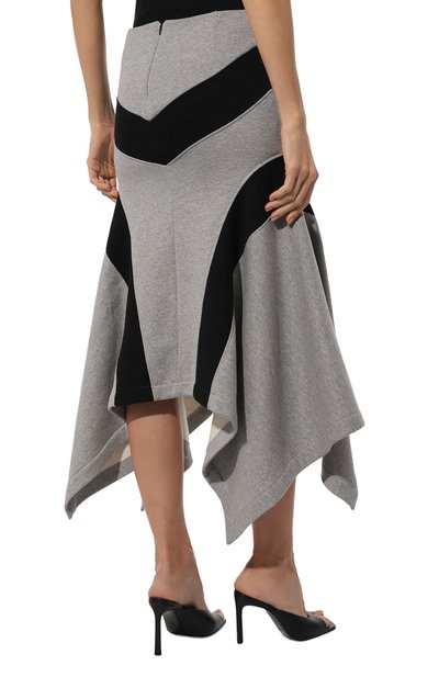 Хлопковая юбка THE ATTICO, арт. 247WCS254, фото 4