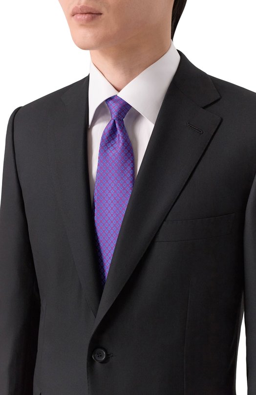 Шелковый галстук Stefano Ricci CCXL/60021 Фиолетовый  CCXL/60021 Фото 2