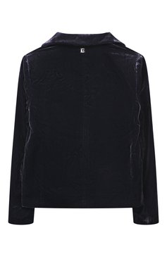 Детский костюм из вискозы ERMANNO SCERVINO темно-синего цвета, арт. SFCD001C/VE137/10A-16A | Фото 3 (Материал сплава: Проставлено; Рукава: Длинные; Материал подклада: Вискоза; Материал внешний: Вискоза; Драгоценные камни: Проставлено)