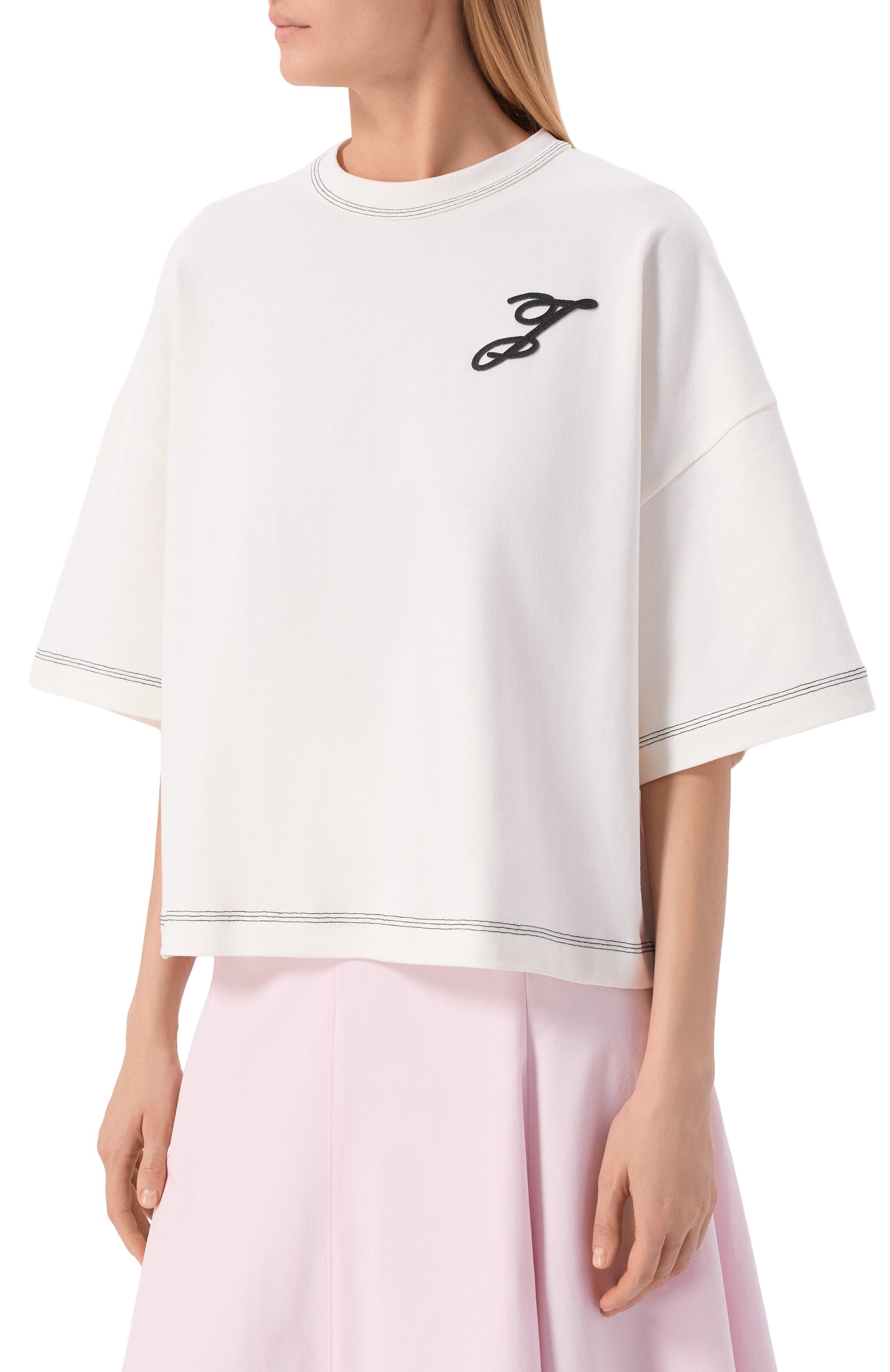 Хлопковая футболка JACQUEMUS, арт. 26ETSW00580/AJ00226, фото 3