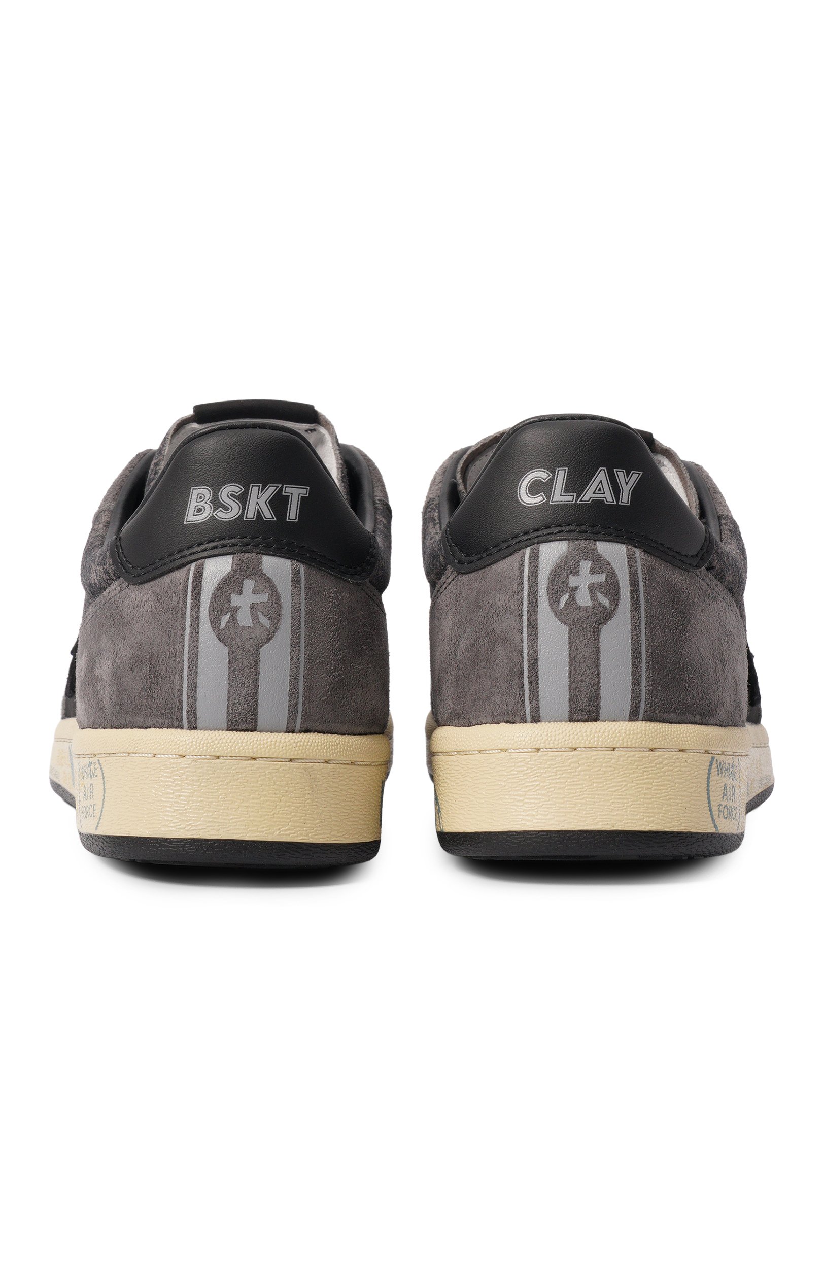 Замшевые кеды bskt clay PREMIATA серого цвета по цене 37550 руб., арт. BSKTCLAY/VAR 8713, фото 6 Замшевые кеды bskt clay PREMIATA, арт. BSKTCLAY/VAR 8713, фото 6