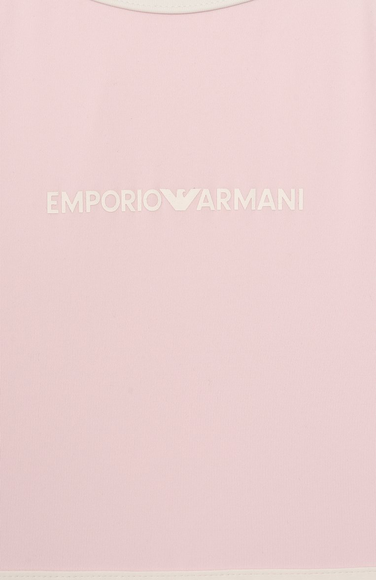 Детского слитный купальник EMPORIO ARMANI светло-розового цвета, арт. EG000249/AF14845 | Фото 3 (Автоматизация состава: Проставлено; Нос: Не проставлено; Материал внешний: Синтетический материал; Девочки Кросс-КТ: Купальники-пляж; Принт: Без принта; Ростовка одежда: 8 лет | 128 см, 16 лет | 164 см, 4 года | 104 см, 6 лет | 116 см, 10 - 11 лет | 140 - 146см, 13 - 15 лет | 158 см)