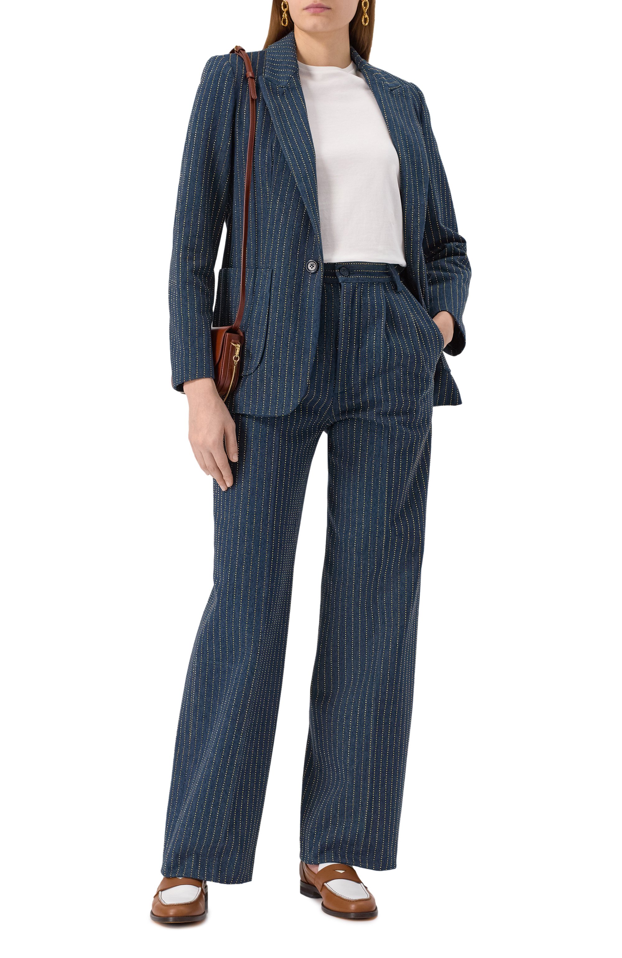 Хлопковые брюки FORTE DEI MARMI COUTURE, арт. 25SF5001, фото 2