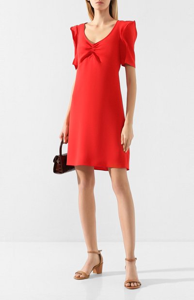 Платье KENZO красного цвета по цене 38950 руб., арт. FA52R01475AM, фото 2 Платье KENZO, арт. FA52R01475AM, фото 2