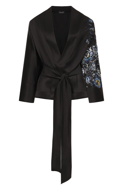 Шелковая блузка Carine Gilson SO0950PE Чёрный SO0950PE