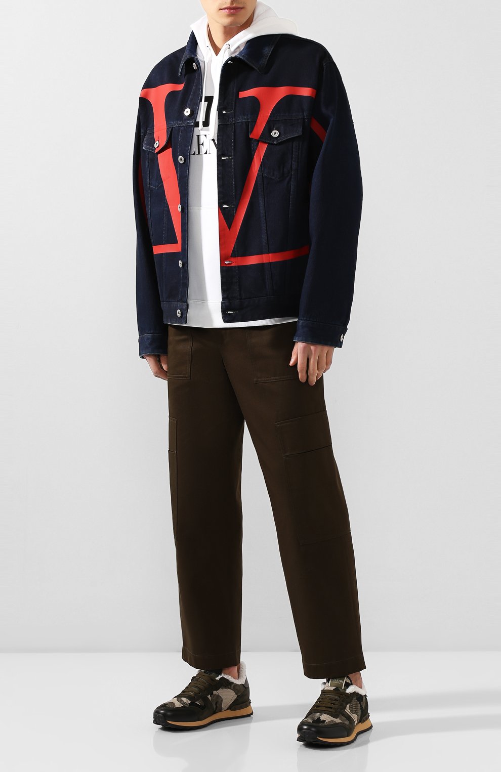 Комбинированные кроссовки rockrunner VALENTINO, арт. TY2S0723/NJE, фото 2