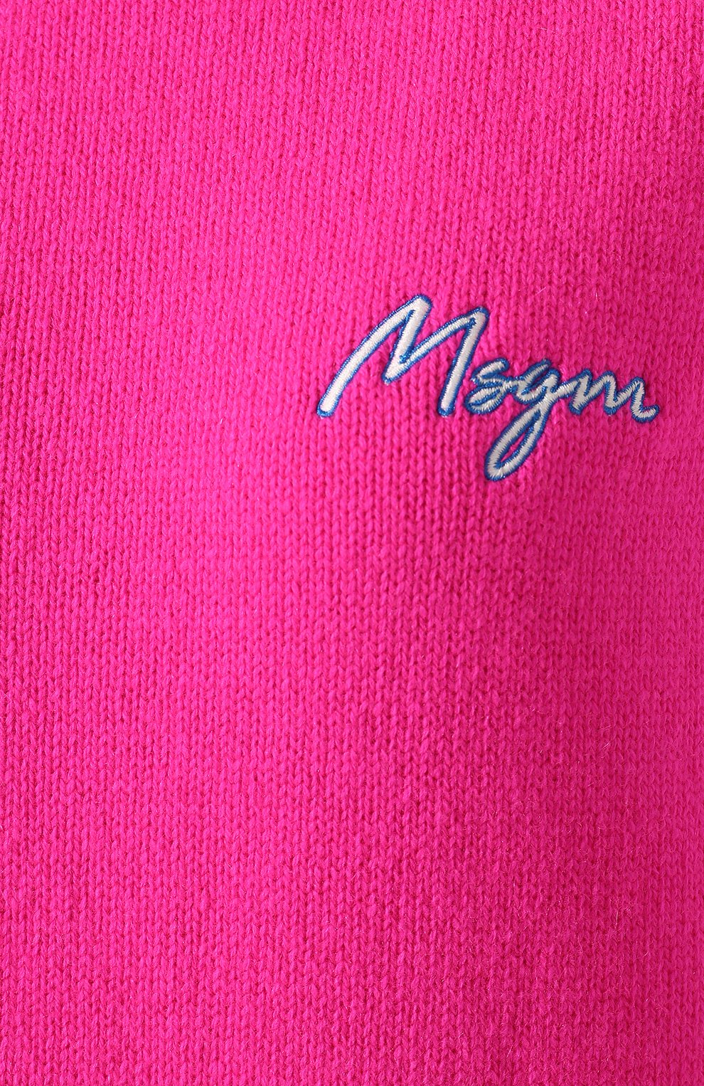 Пуловер из смеси шерсти и кашемира MSGM фуксия цвета по цене 25950 руб., арт. 2841MDM130 207281, фото 5 Пуловер из смеси шерсти и кашемира MSGM, арт. 2841MDM130 207281, фото 5