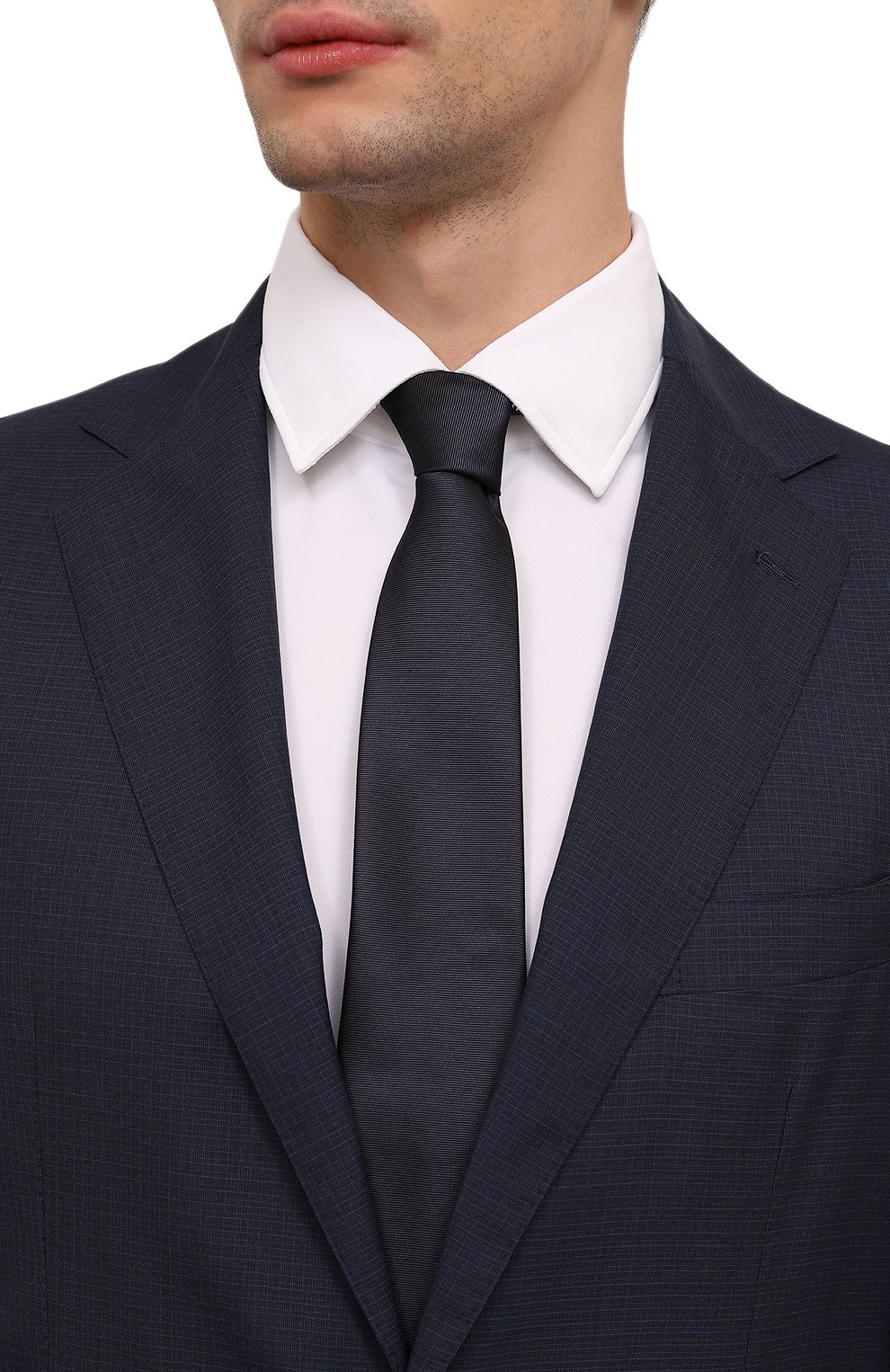 Галстук из шелка и кашемира CANALI, арт. 18/HJ04116, фото 2