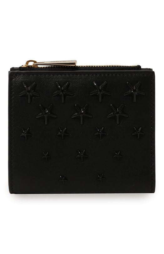 Кожаное портмоне Jimmy Choo HANNI/A0R Чёрный HANNI/A0R