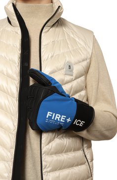 Мужские утепленные перчатки BOGNER FIRE+ICE черного цвета, арт. 6496292 | Фото 2 (Материал: Синтетический материал, Натуральная кожа, Текстиль; Нос: Не проставлено; Материал сплава: Проставлено; Кросс-КТ: Пуховик, Спорт)