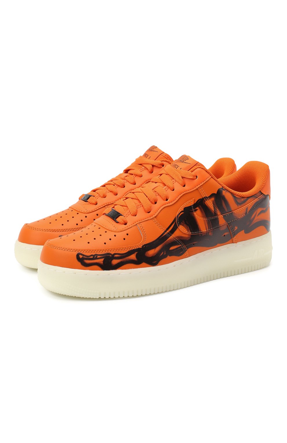 Кеды air force 1 skeleton "brilliant orange" NIKELAB, арт. CU8067-800, фото 1