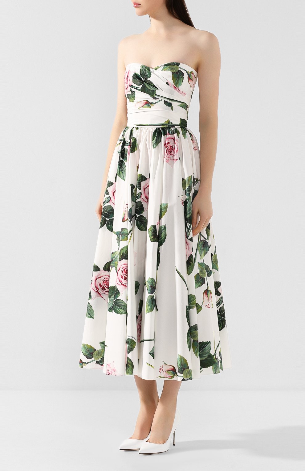 Хлопковое платье DOLCE & GABBANA, арт. F6H7FT/HS5FZ, фото 3