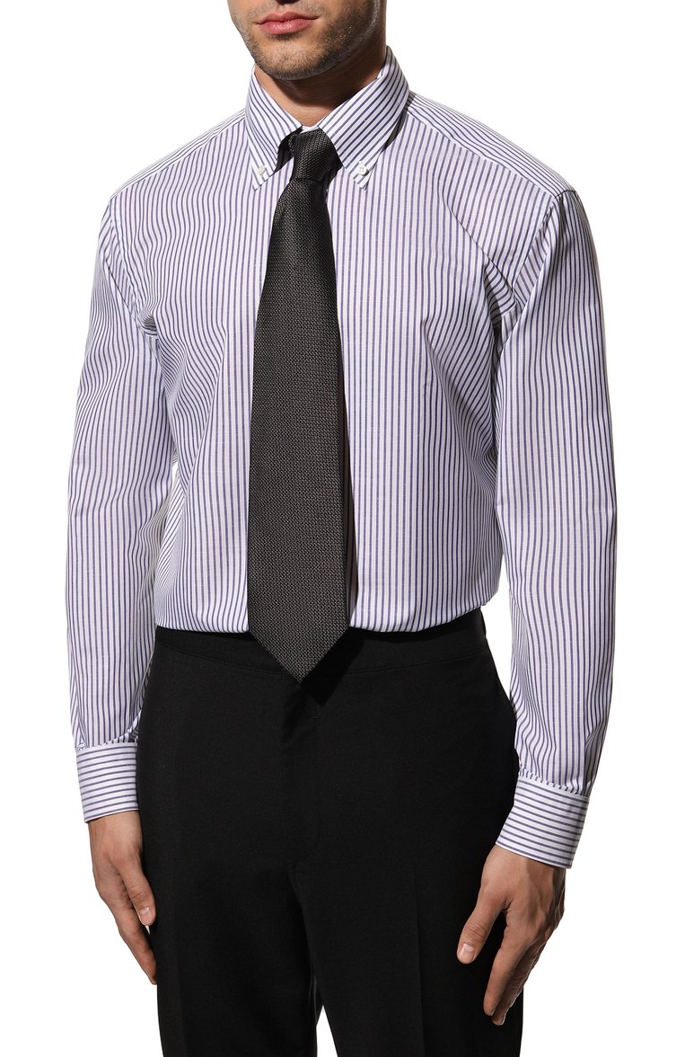 Сорочка из хлопка и льна BRIONI, арт. RCB80M/P104U, фото 3