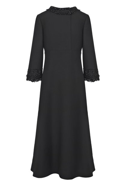 Женское платье из шерсти и шелка VALENTINO, арт. 8B3VAHS1/1CF