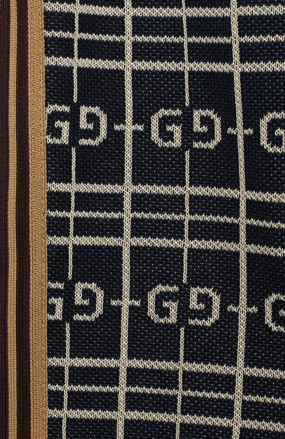 Хлопковые джоггеры GUCCI темно-синего цвета по цене 39950 руб., арт. 626307/XJCPK, фото 3 Хлопковые джоггеры GUCCI, арт. 626307/XJCPK, фото 3