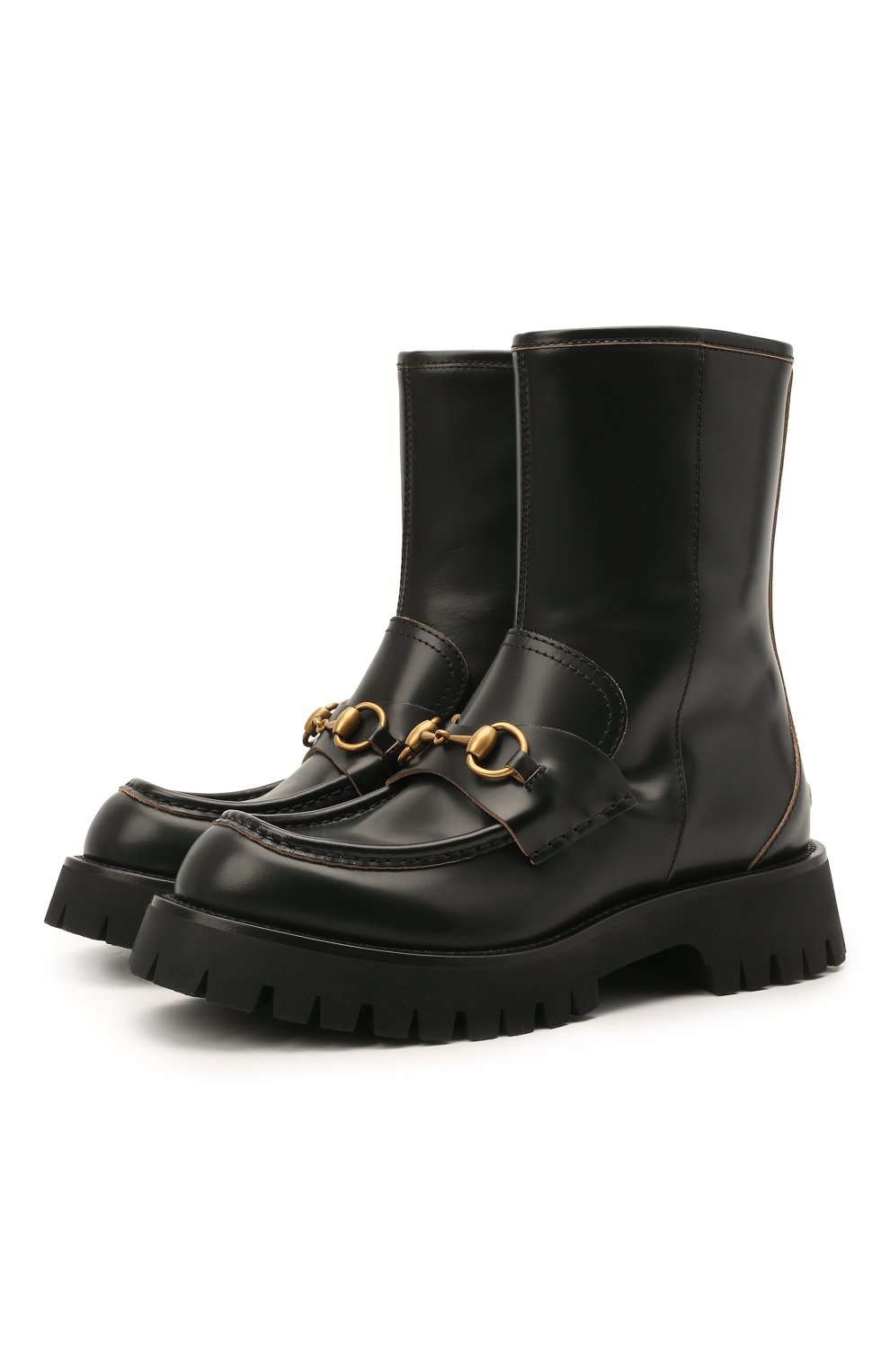 Кожаные ботинки GUCCI, арт. 643900/DS800, фото 1