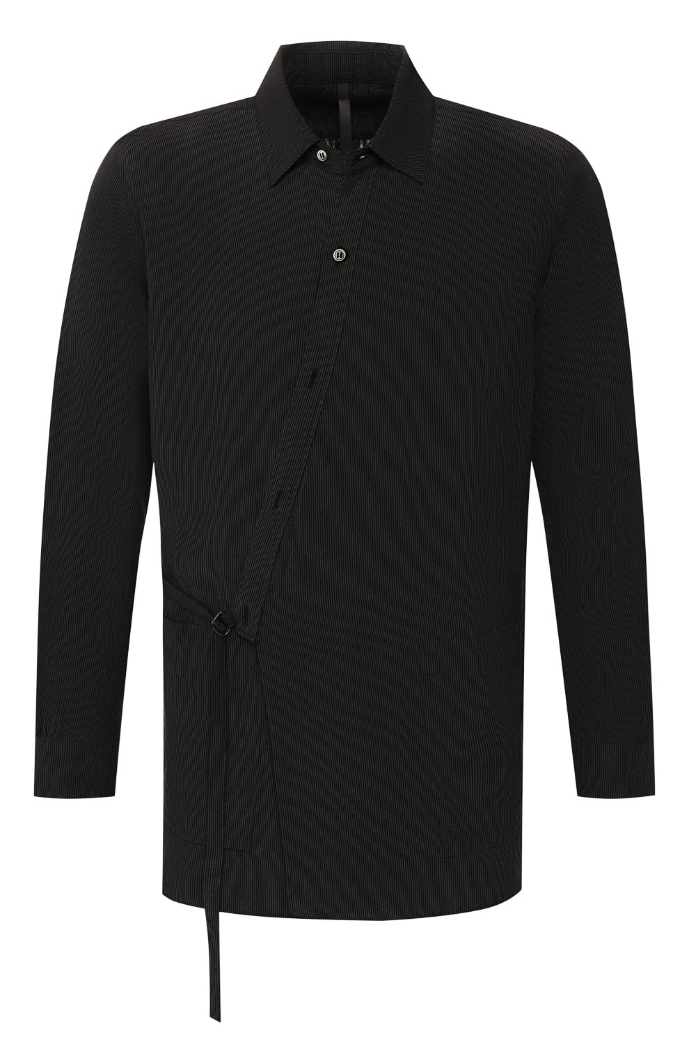 Рубашка из вискозы KAZUYUKI KUMAGAI темно-серого цвета по цене 34300 руб., арт. KS91-062, фото 1 Рубашка из вискозы KAZUYUKI KUMAGAI, арт. KS91-062, фото 1