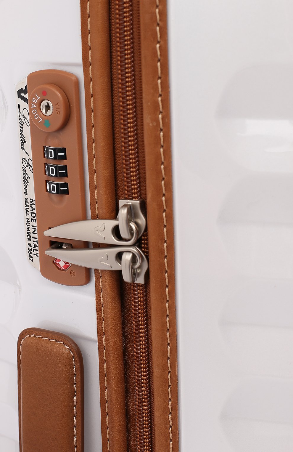 Дорожный чемодан uno zip deluxe medium RONCATO белого цвета по цене 37500 руб., арт. 52120460, фото 4 Дорожный чемодан uno zip deluxe medium RONCATO, арт. 52120460, фото 4