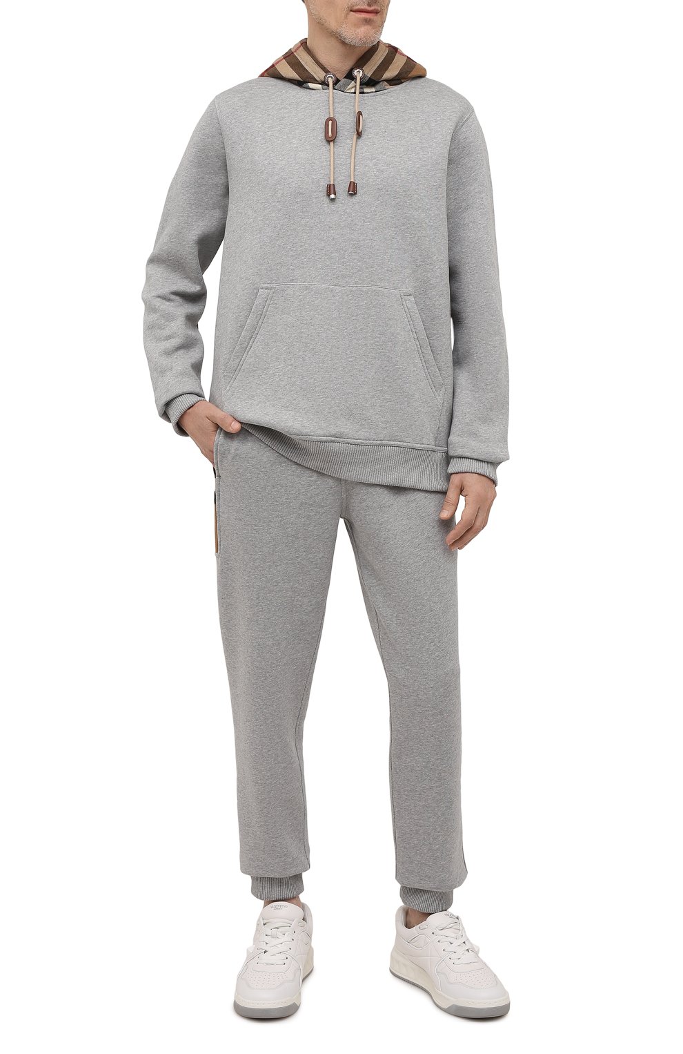 Хлопковое худи BURBERRY, арт. 8045005, фото 2