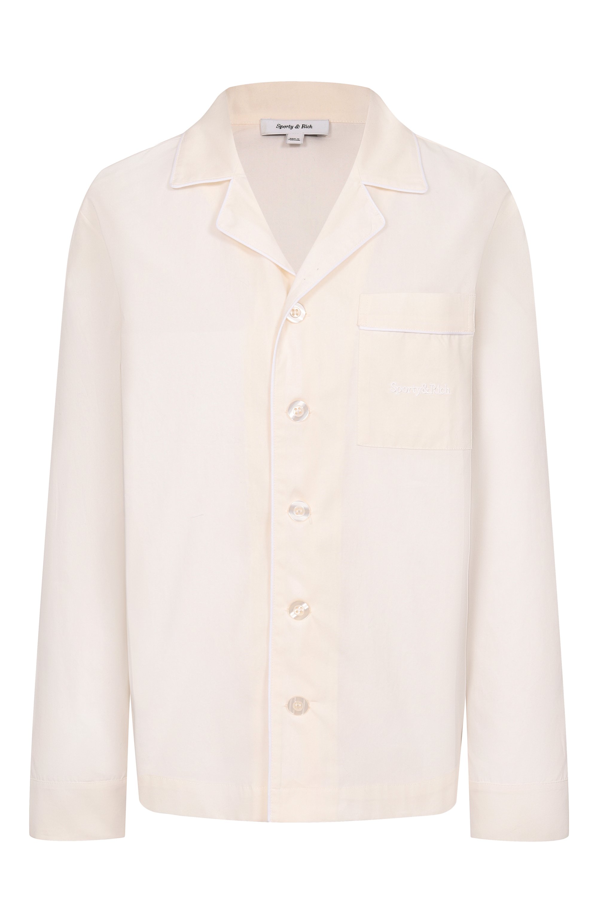 Хлопковая рубашка SPORTY AND RICH, арт. PJ1013CA, фото 1