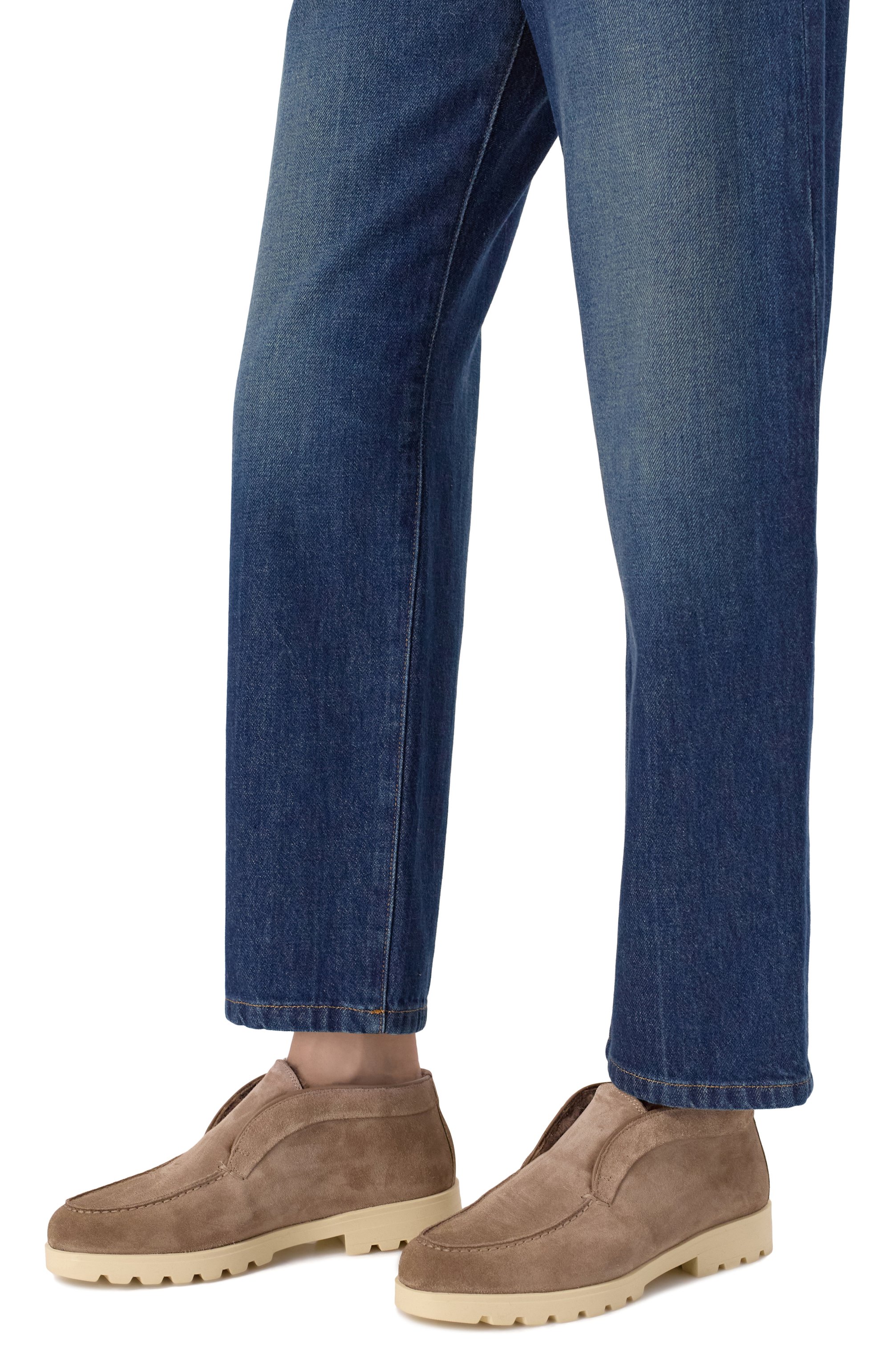 Замшевые ботинки yalta SANTONI, арт. WUDG71345TIRAHSY, фото 3