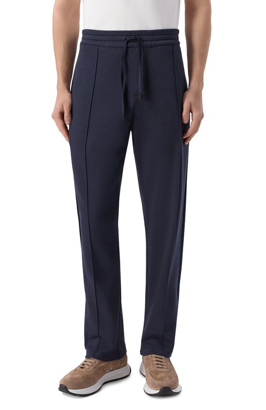 Хлопковые брюки Canali T0941/MJ02447 Синий  T0941/MJ02447 Фото 3