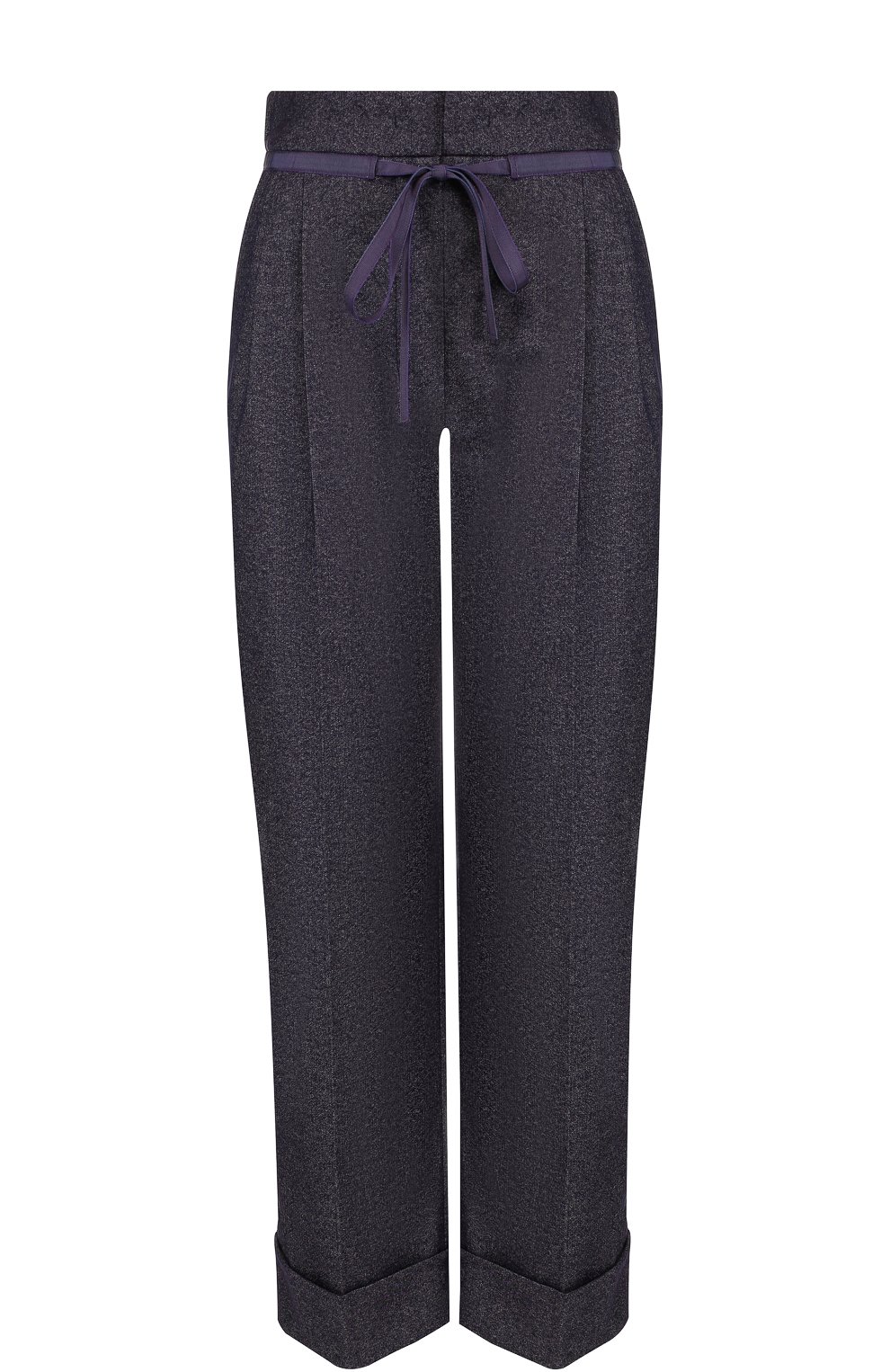 Брюки из смеси шерсти и хлопка с отворотами GIORGIO ARMANI, арт. 8WHPP00S/T008V, фото 1