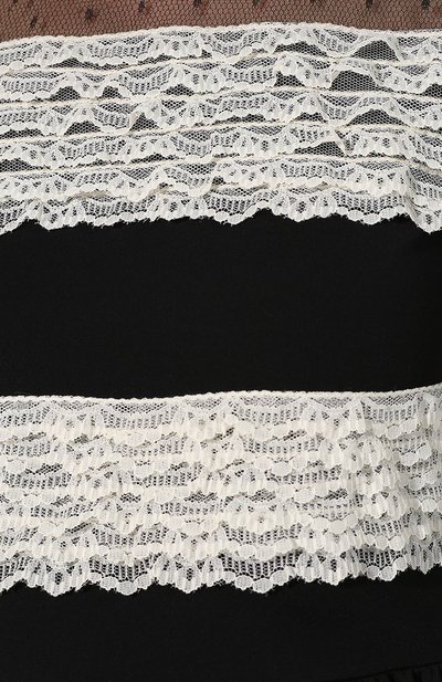 Платье REDVALENTINO черно-белого цвета по цене 39300 руб., арт. SR3MJ01Y/4E3, фото 5 Платье REDVALENTINO, арт. SR3MJ01Y/4E3, фото 5