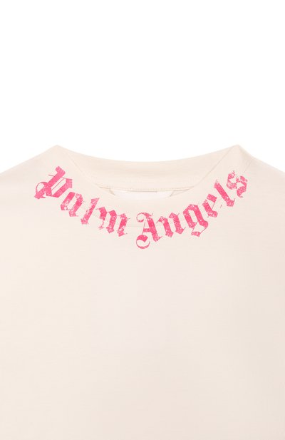 Хлопковая футболка PALM ANGELS, арт. PGAA002S26JER005, фото 3