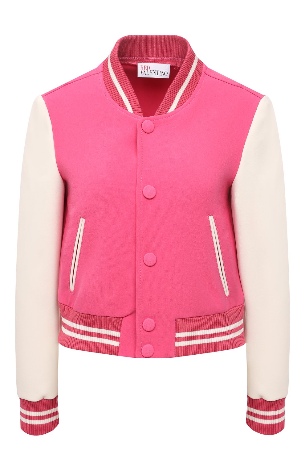 Бомбер REDVALENTINO розового цвета по цене 67700 руб., арт. XR3CIE15/6AC, фото 1 Бомбер REDVALENTINO, арт. XR3CIE15/6AC, фото 1
