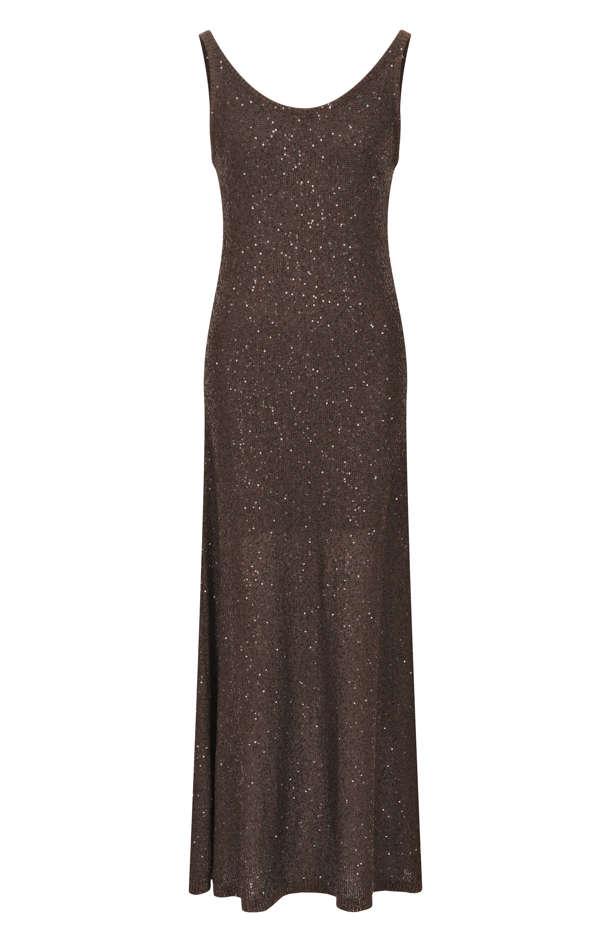 Платье изо льна и кашемира BRUNELLO CUCINELLI, арт. MDJ547A90, фото 1